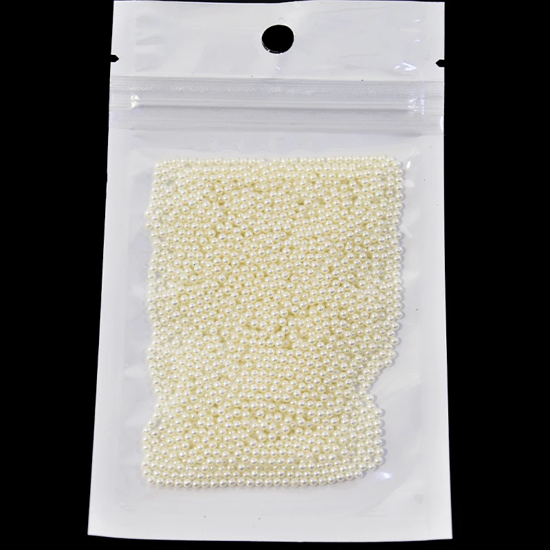 120-1200 шт./пакет круглые жемчужные бусины для украшения ногтей Стразы