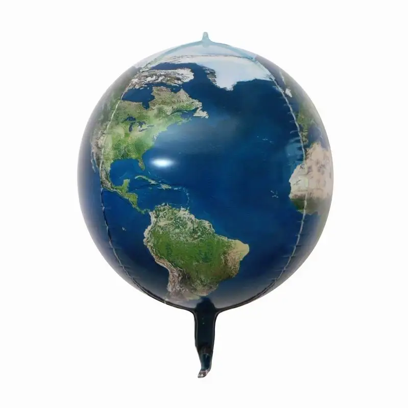 22 inch 4D Round Space Earth Dawn Starry Sky Aluminum Foil Balloon Wedding Decoration Birthday Party Helium Ballon Supplies