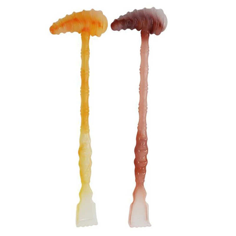 

Long Handle Ox Horn Back Knock Scratcher Relaxing Trigger Point Massage Hammer