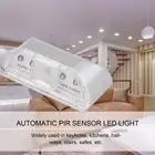 2020 автомобильный PIR-датчик дверной выемки, детектор движения, светодиодная лампа серебристого цвета для 1 батареи АА, 4 светодиосветодиодный s светодиодный датчик движения, лампа ночного освещения