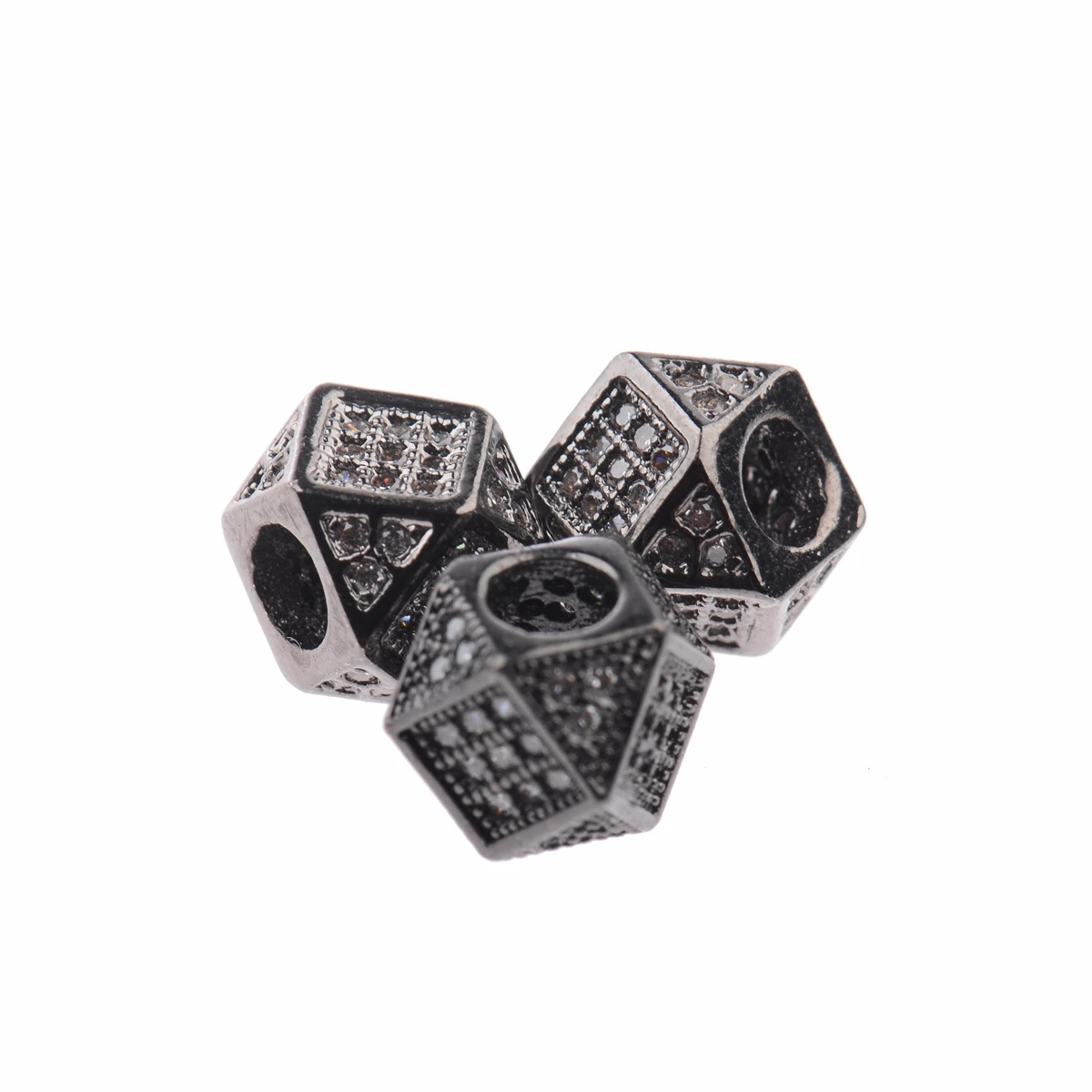 Модная модель Подвески Micro циркония в виде многоугольника алмазные бусины для