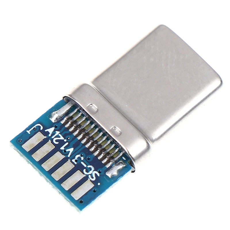Тип с портом типа C Мужской Разъем USB 3.1 сварки данных OTG линии Интерфейс DIY кабель