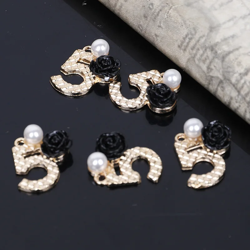 2019New 100 штук искусственный бриллиант из смолы розы и номер сплава &quot5&quot с