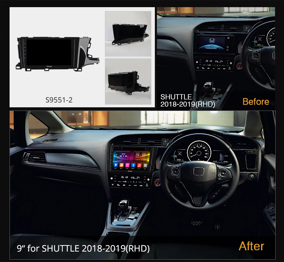 Автомобильный радиоплеер Ownice 2din 6 ядер Android 7 1 GPS-навигатор для Honda шаттл 2018 2019 4G LTE