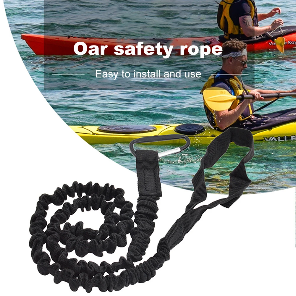 

Oxford Cloth Canoe Paddle Leash Surfboard Surfing Leash Rope Carabiner Leash Rowing Boats Lanyard Fishing Rod Kayak Accessories