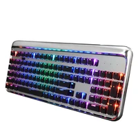 personalized mechanical keyboard 104 keycap gamer transparent crystal keycap colorful injection character light abs real key cap