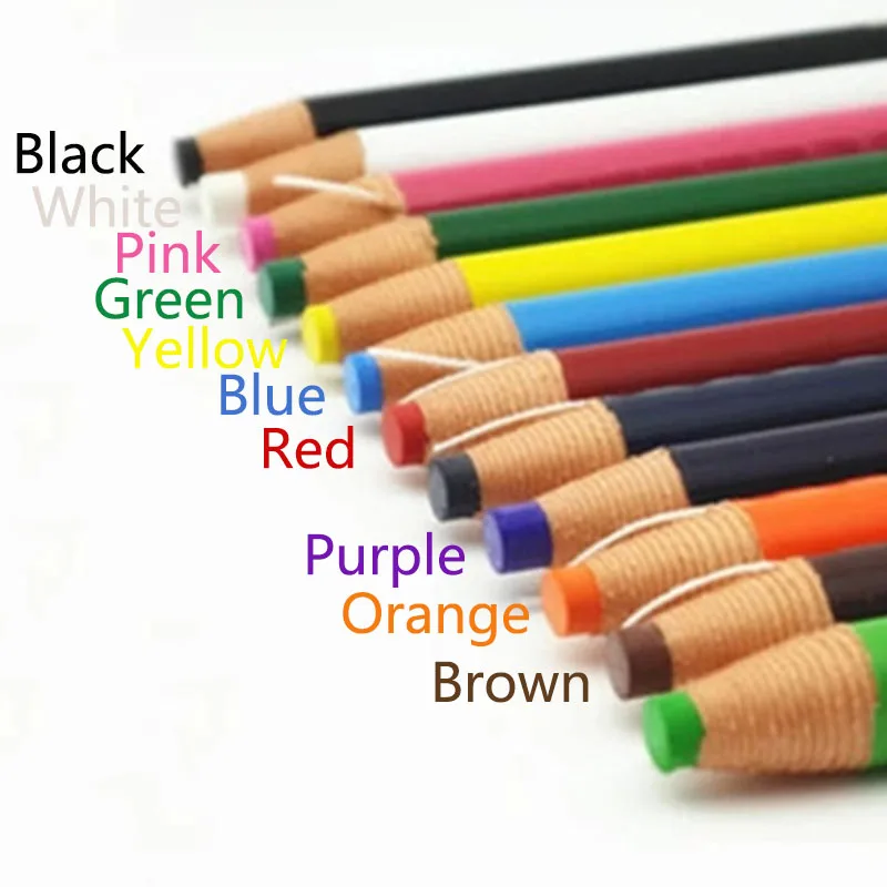 

12pc Colorful Cut-free Sewing Tailor's Chalk Pencils Fabric Marker Pen for Tailor Accessories Garment Pencil