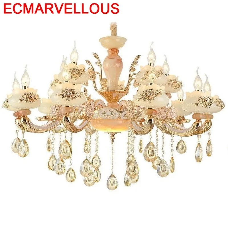 Подвесной светильник для кухни с подвеской в виде кристаллов подвесной дома лофт