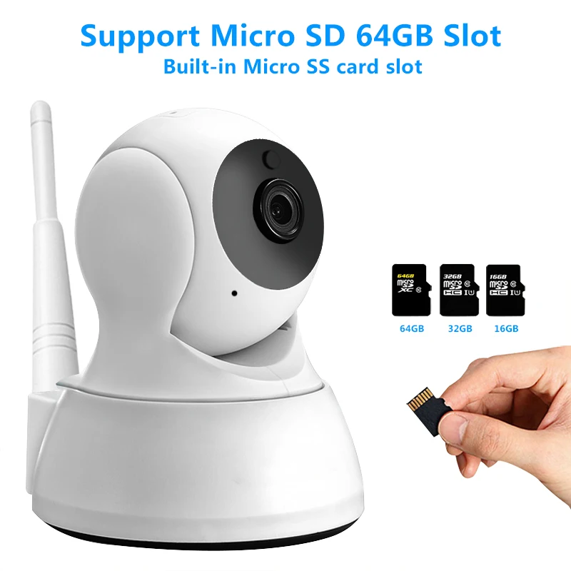 Ip-камера HD 720 P, беспроводная домашняя камера безопасности, WiFi, двухсторонняя аудио-камера, детский монитор, умное ночное видение, CCTV, камера для помещений, монитор
