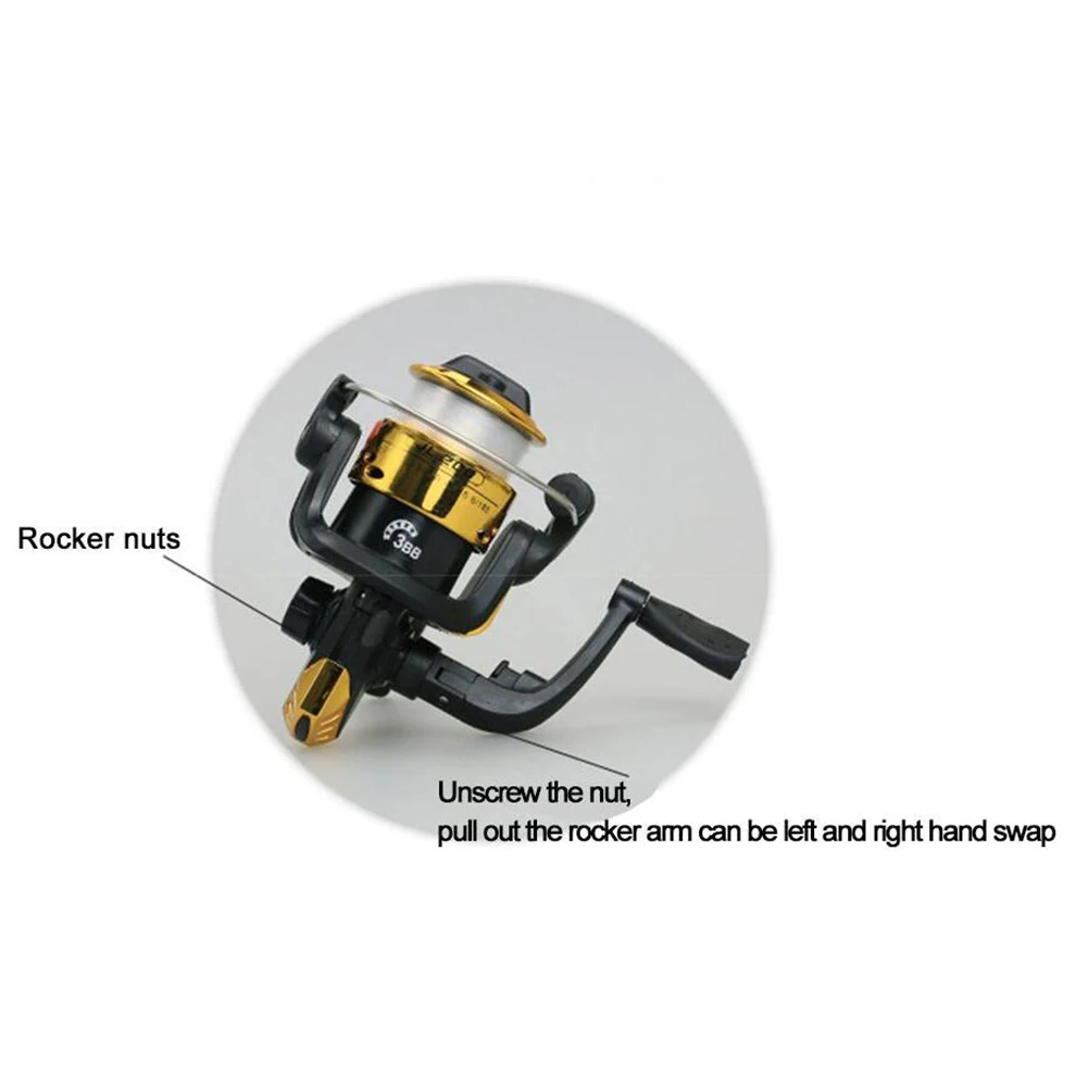 Высокое качество рыболовных принадлежностей спиннинговая катушка 3 шариковых