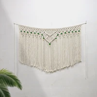 nordic macrame wall hanging tapestry hand woven cotton rope boho home decoration wedding party sofa room backdrop decor 65x100cm