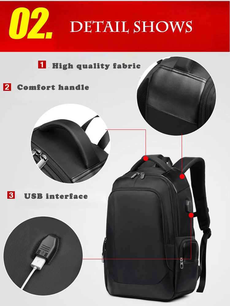 13.3 14.1 15.6 inch Business Laptop Backpack Notebook Bag For Men USD Charging Bag For Macbook Air Pro 13 Acer hp Lenovo ASUS
