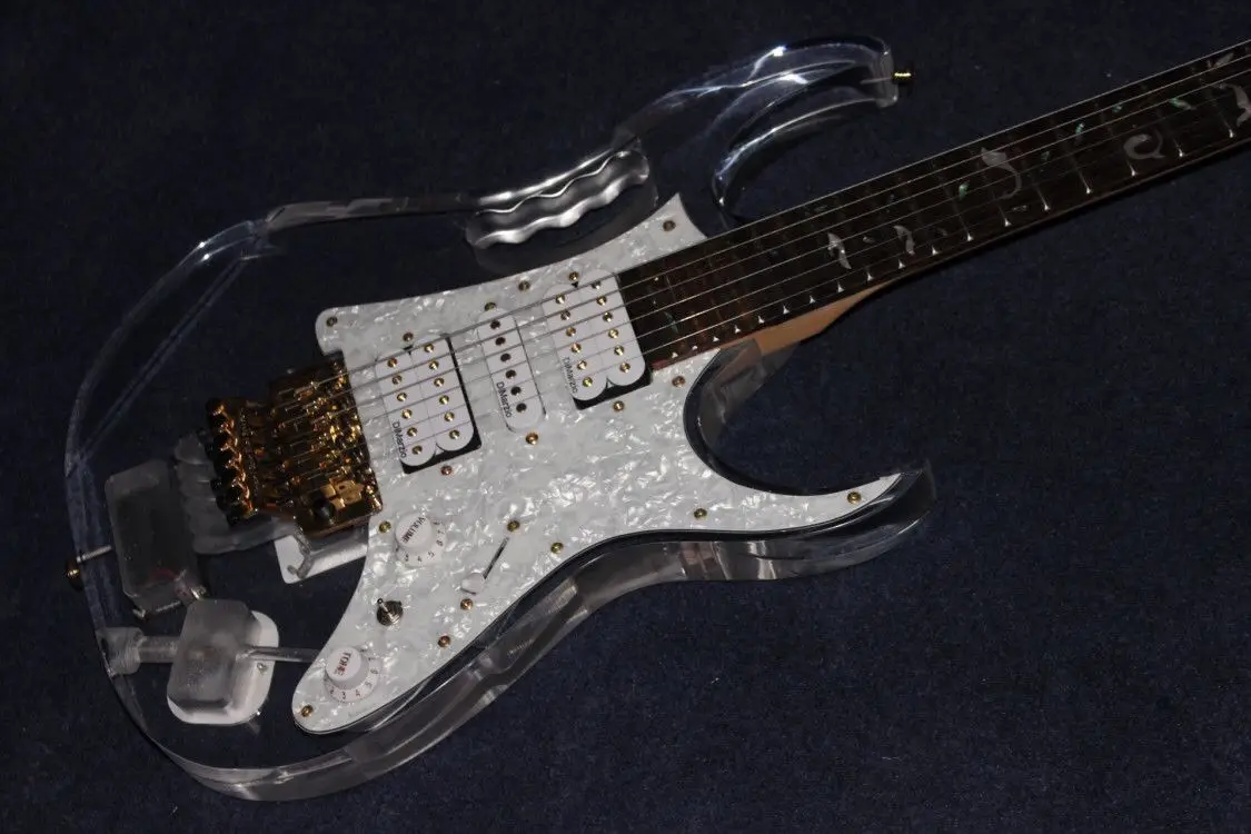 

Custom shop,Acrylic electric guitar,high quality pickups.handmade 6 stings guitarra,Rosewood fingerboard