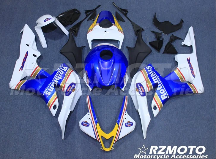 

ACE наборы Новый ABS инъекционный комплект обтекателей Подходит для HONDA CBR600F5 2007 2008 CBR600F5 07 08 Белый Синий F76
