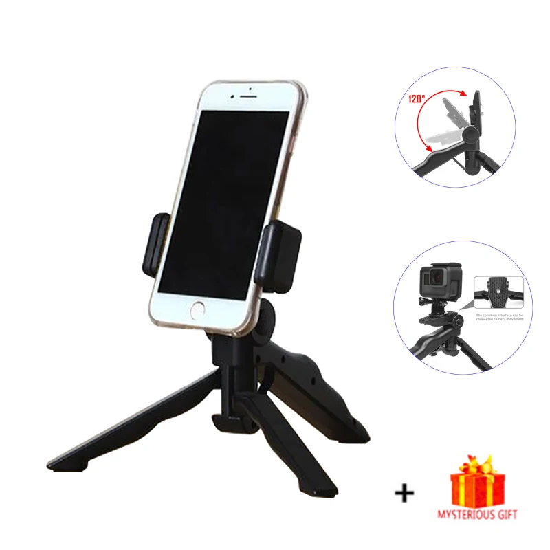 Портативный Настольный компьютер Штатив для GoPro Hero 7 6 5 4 SJCAM SJ 4000 Xiaomi Yi Lite 4K sony DSLR SLR
