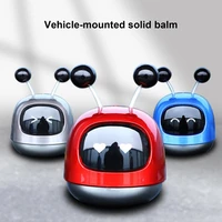 cute excellent cartoon robot car air freshener display mold compact car fragrance adorable for vehicles