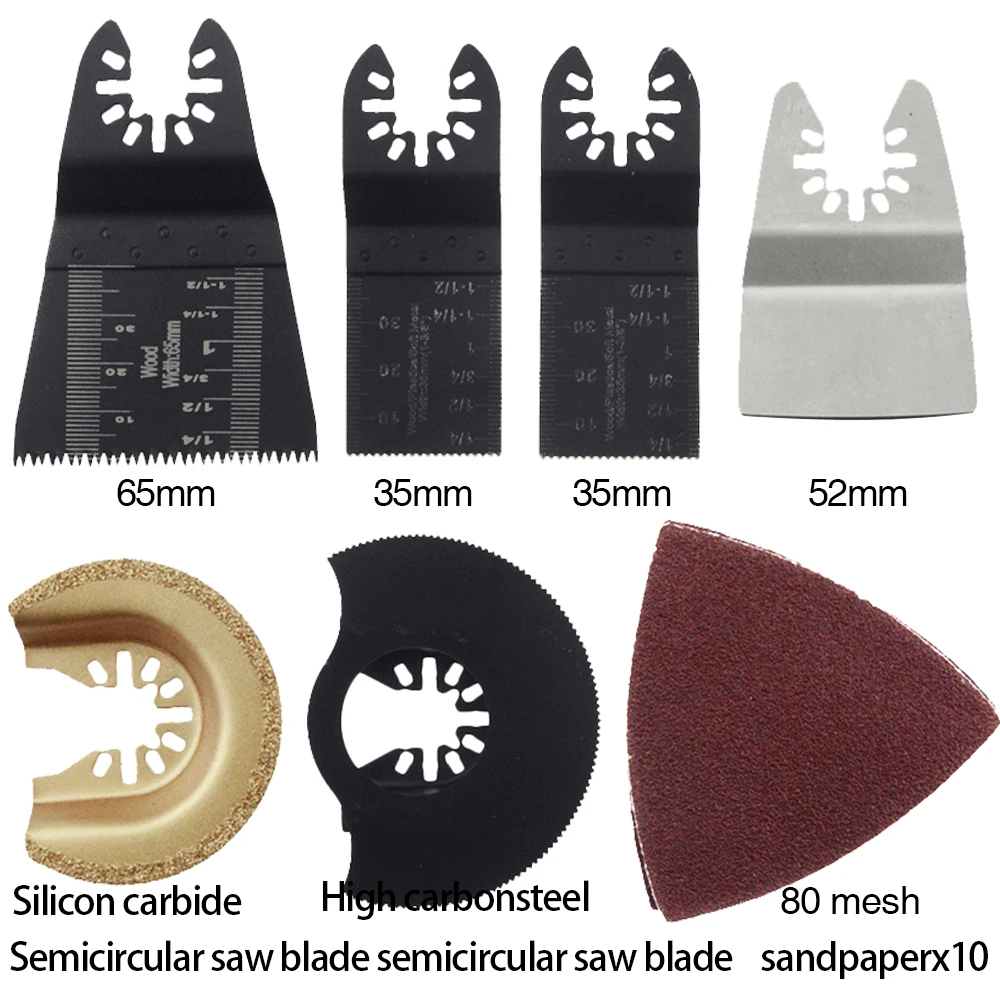 16 шт. Осциллирующий Многофункциональный Универсальный режущий диск резчик