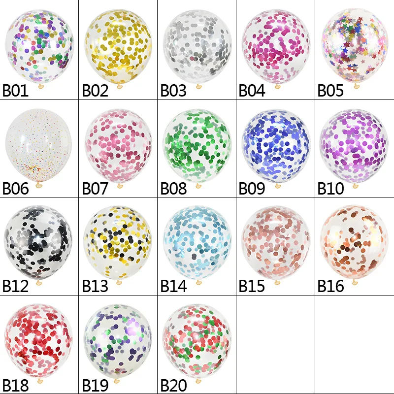 

10/20pcs 12inch Multicolor Confetti Latex Balloons Wedding Birthday Party Kids Favor Balloon Decor Baby Shower Globos Supplies.8