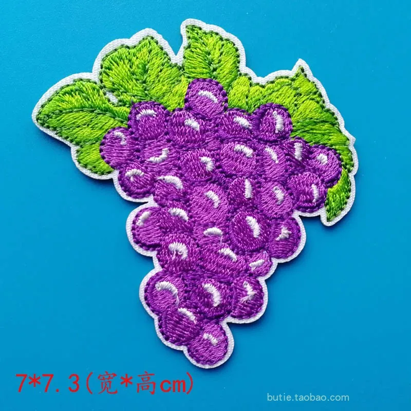 Зеленые листья фиолетовый виноград гладильная тонирующие наклейки для клейкая