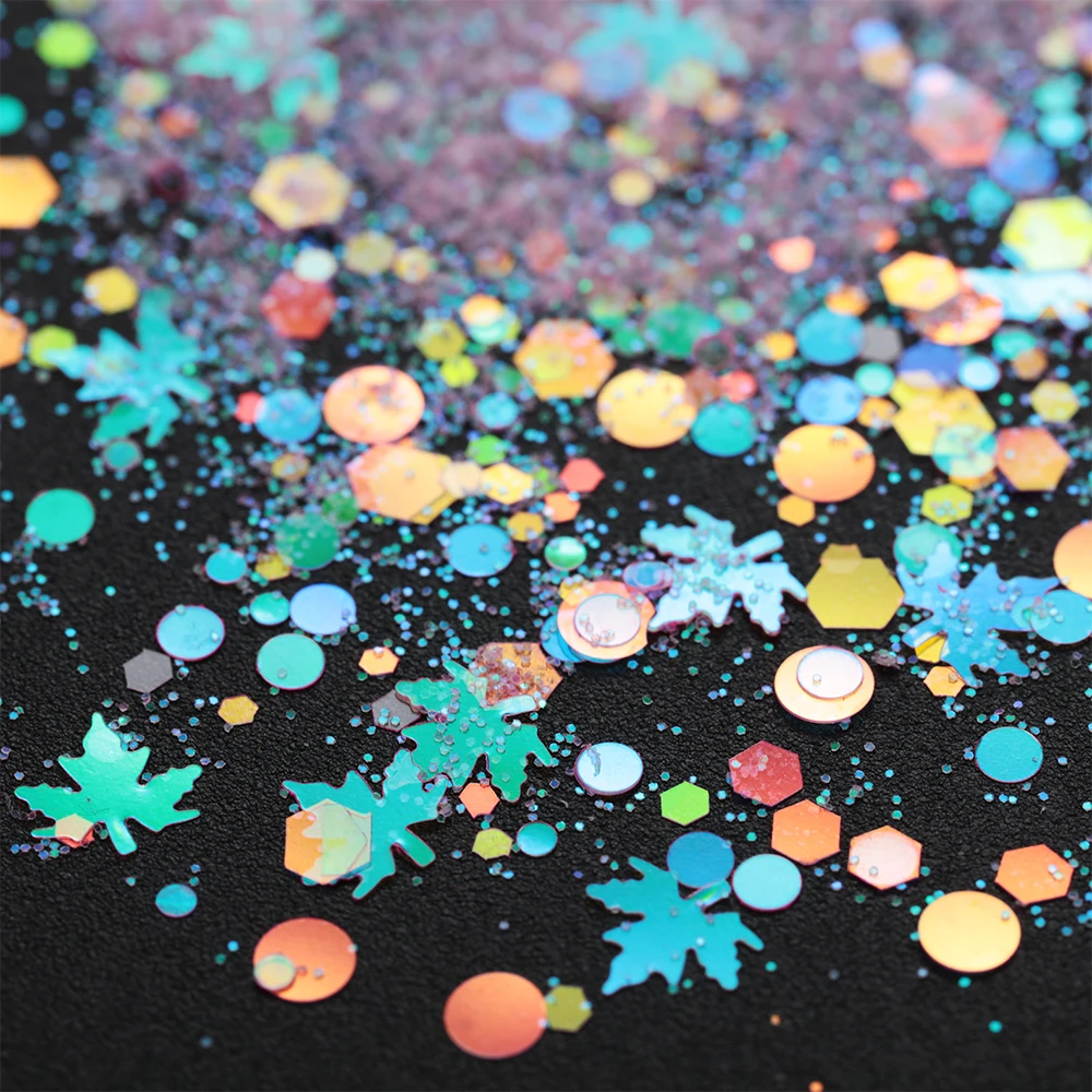 Голографические хлопья для ногтевого дизайна сделай сам в виде бабочки и