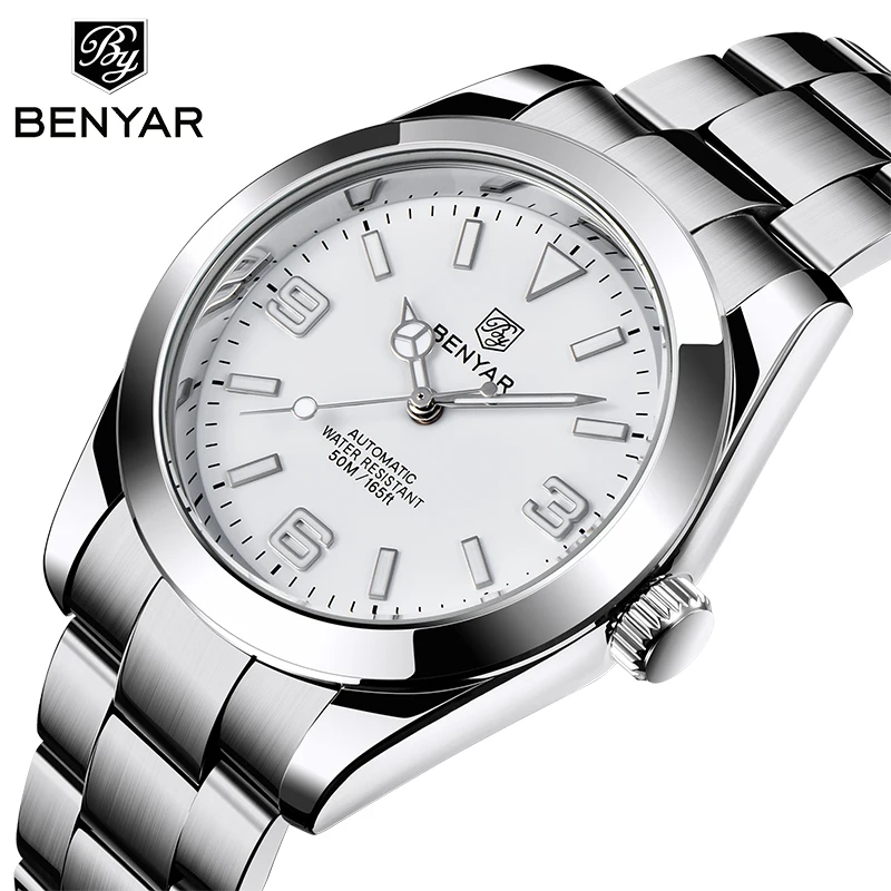 BENYAR Fashion Top  Men's Watch 2022 New Self-Winding Waterproof Watch Men's Accessories Luxury Brand Mechanical Watch Movement