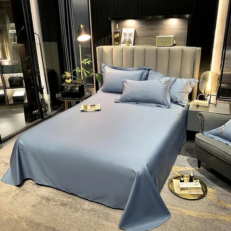 

35 Cotton Embroidery Luxury Wedding European Style Bedding Set King Queen Duvet Cover Pillowcase Bedsheet bed sheets#sw