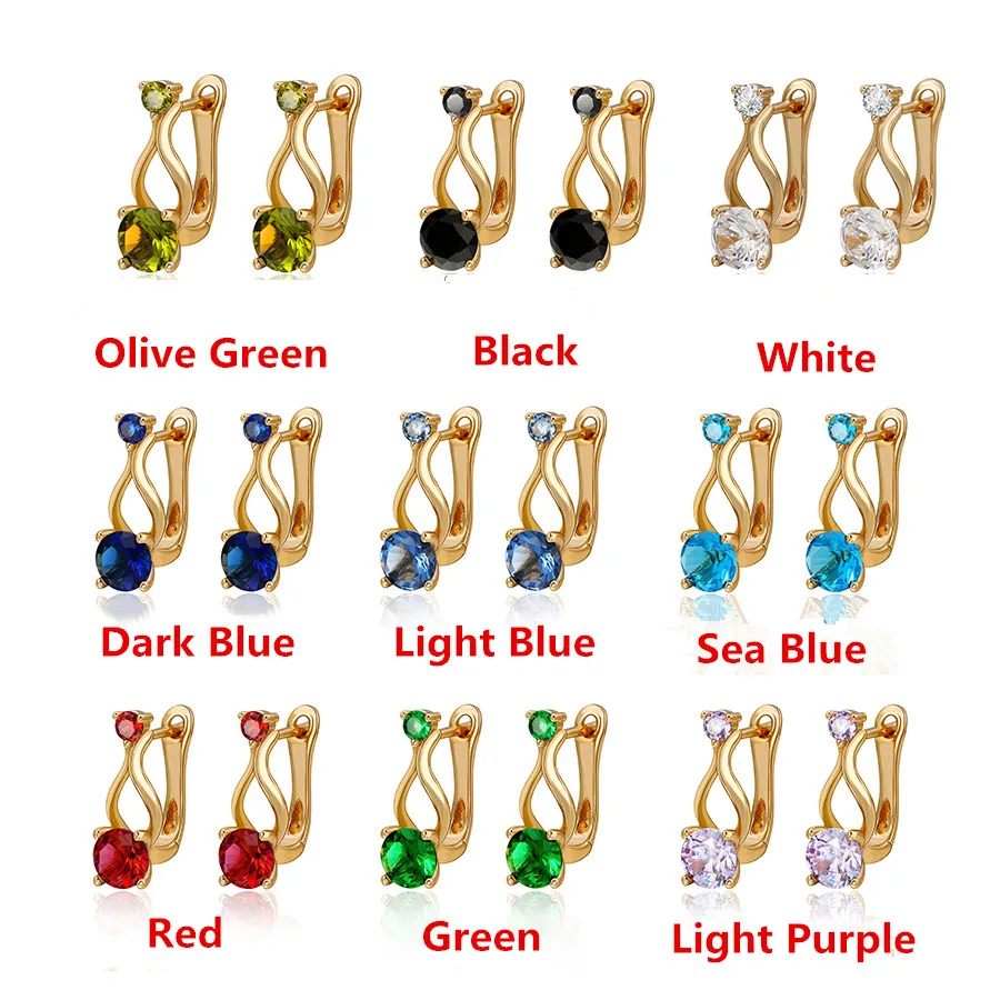 Ювелирные изделия Xuping модные популярные женские серьги с позолотой 28967|earrings jewelry