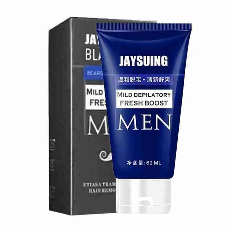 

65ml Unisex Natural Mild Hair Removal Cream Men Fresh Depilatory Paste Moustache Remover