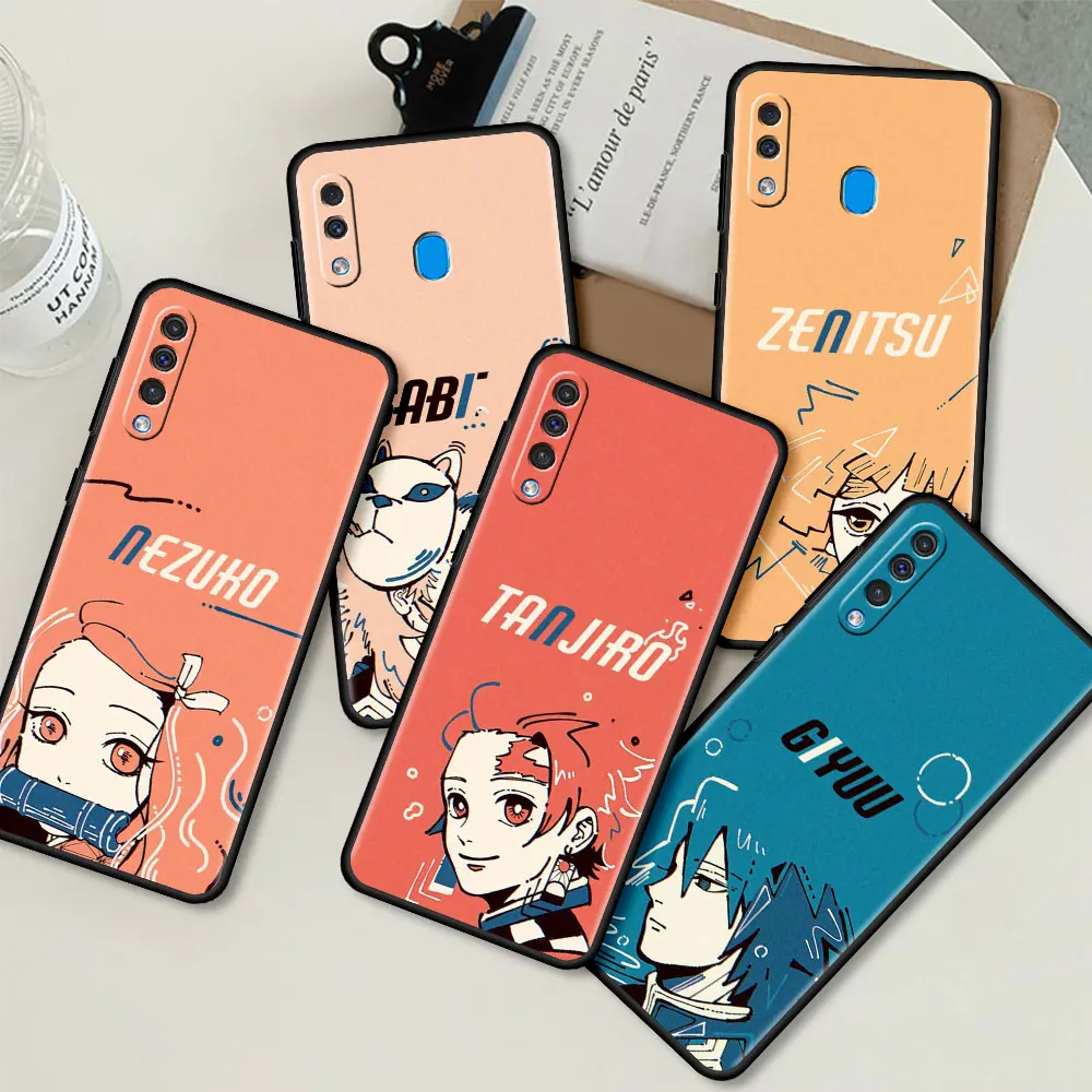 

Soft Case For Samsung Galaxy A51 A12 A52 A21s A71 A50 A10 A70 A30 A20e A20s A40 A10s Funda Demon Slayer Phone Cover