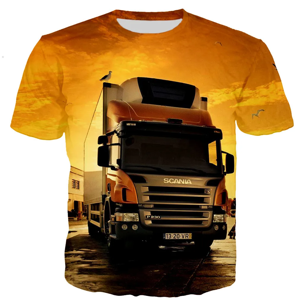 

Truck Car men/women New fashion cool 3D printed t-shirts casual Harajuku style tshirt streetwear tops dropshipping