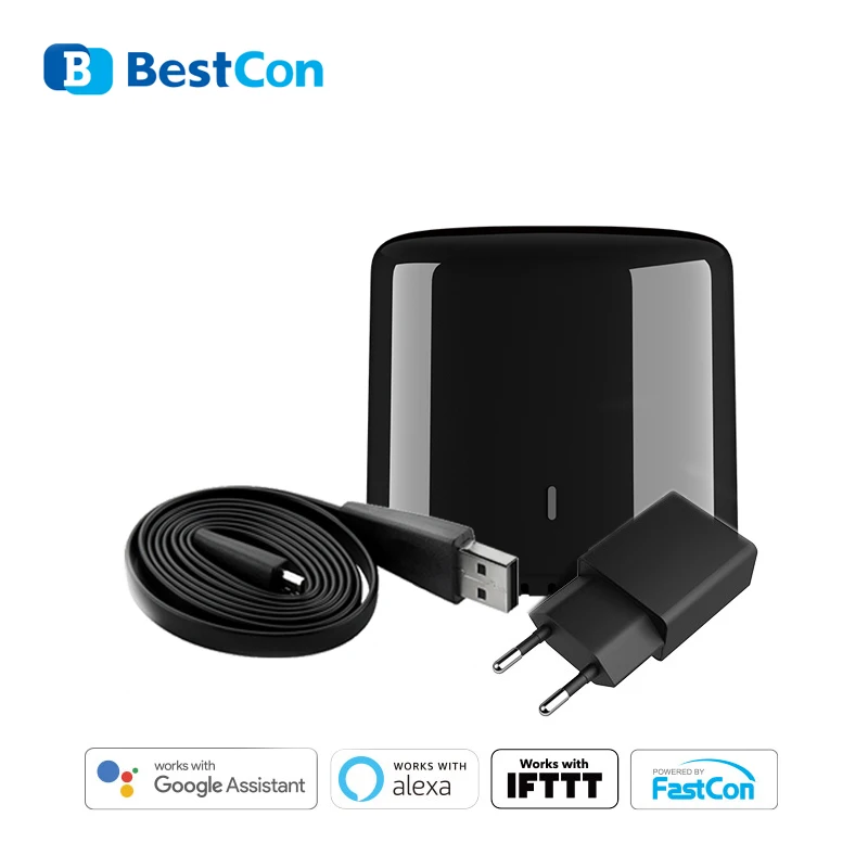 Broadlink RM4 Mini RM4C BestCon WiFi 4G IR Remote Controller APP Control Smart Life Work With Alexa Echo Google Home | Электроника