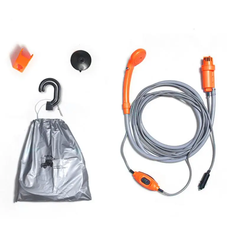 

Outdoor 12v Portable Shower Camping car cigarette lighter Water Pump For Travel