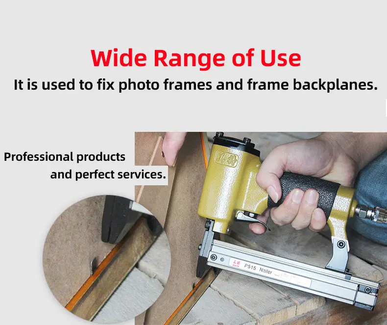 HIFESON Air пневматическая рама пистолет P515 гвозди руководство Flex Point Tacker Framing