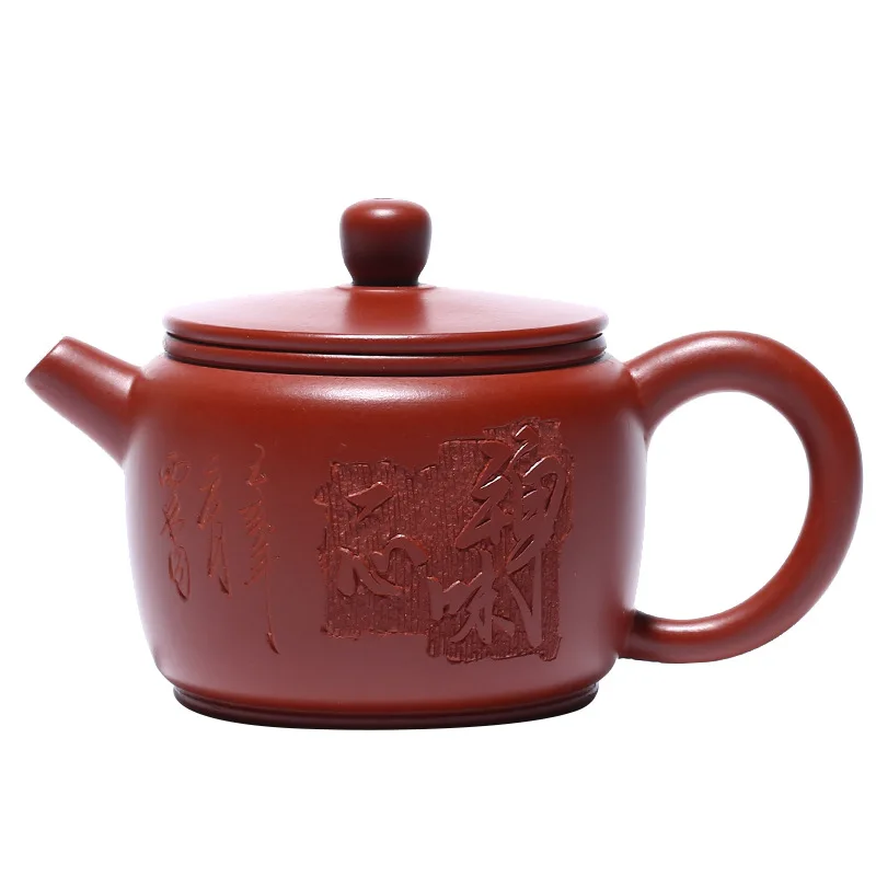 

Yixing purple clay pot famous hand carved Dahongpao Hanwa tea pot shop