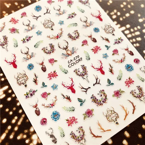 Новейшая 3d наклейка для дизайна ногтей dream fold CATS SOLO nail-111 Переводные картинки инструмент DIY Инструменты для украшения ногтей - Цвет: CA-270