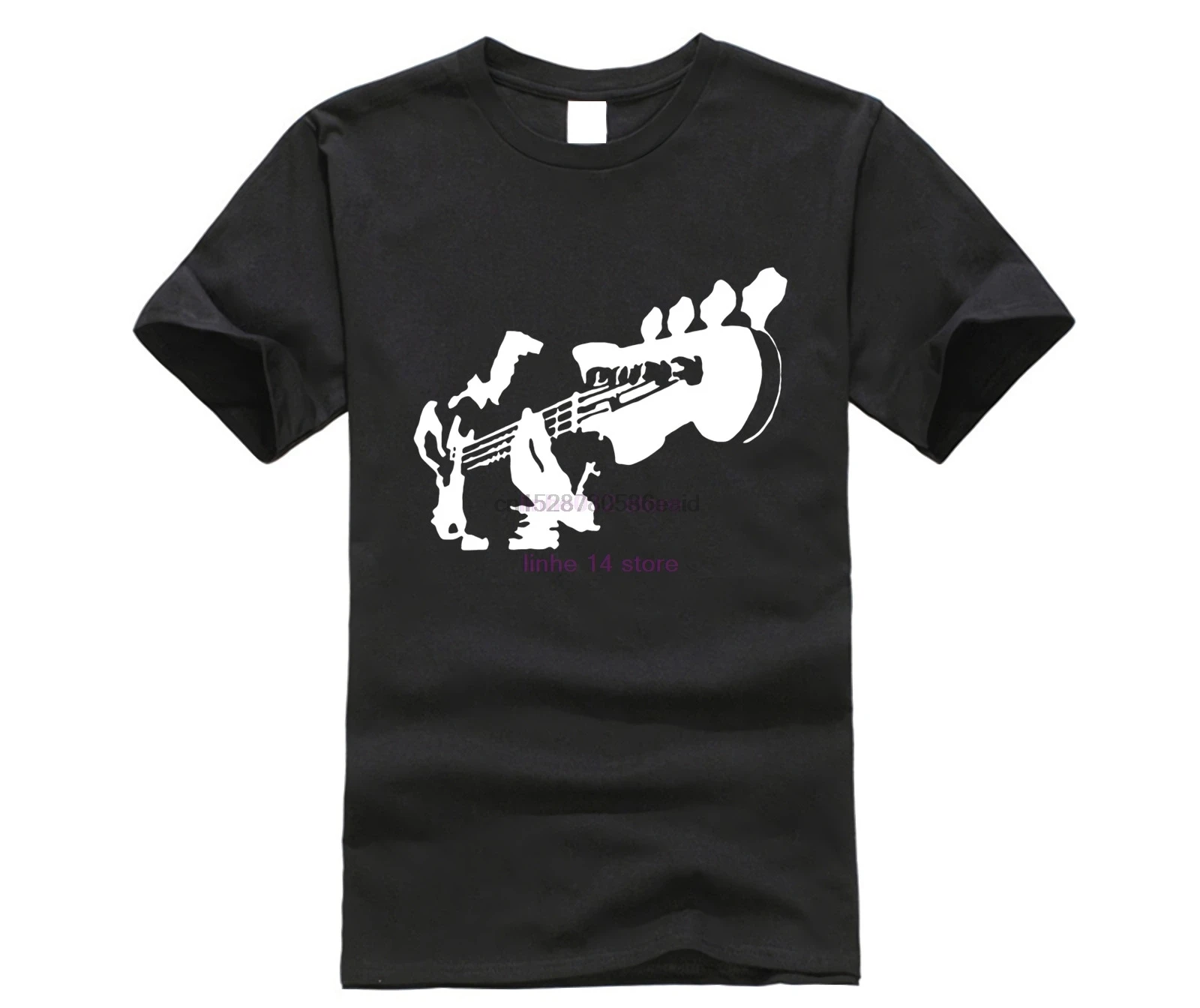 

Mens BASS GUITAR BASS PLAYER HAND BASS MUSIC T Shirt Cotton Novelty
