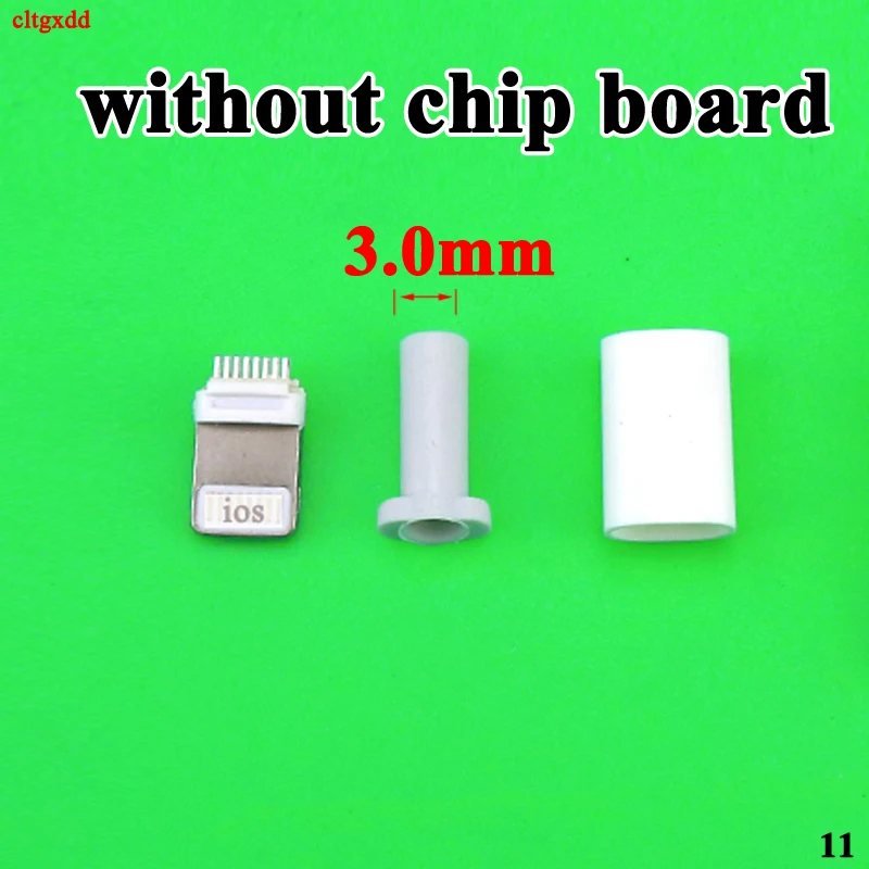 10 комплектов USB-разъемов для iphone со штекером с чипом коннектор сварки 2 6/3 0 мм