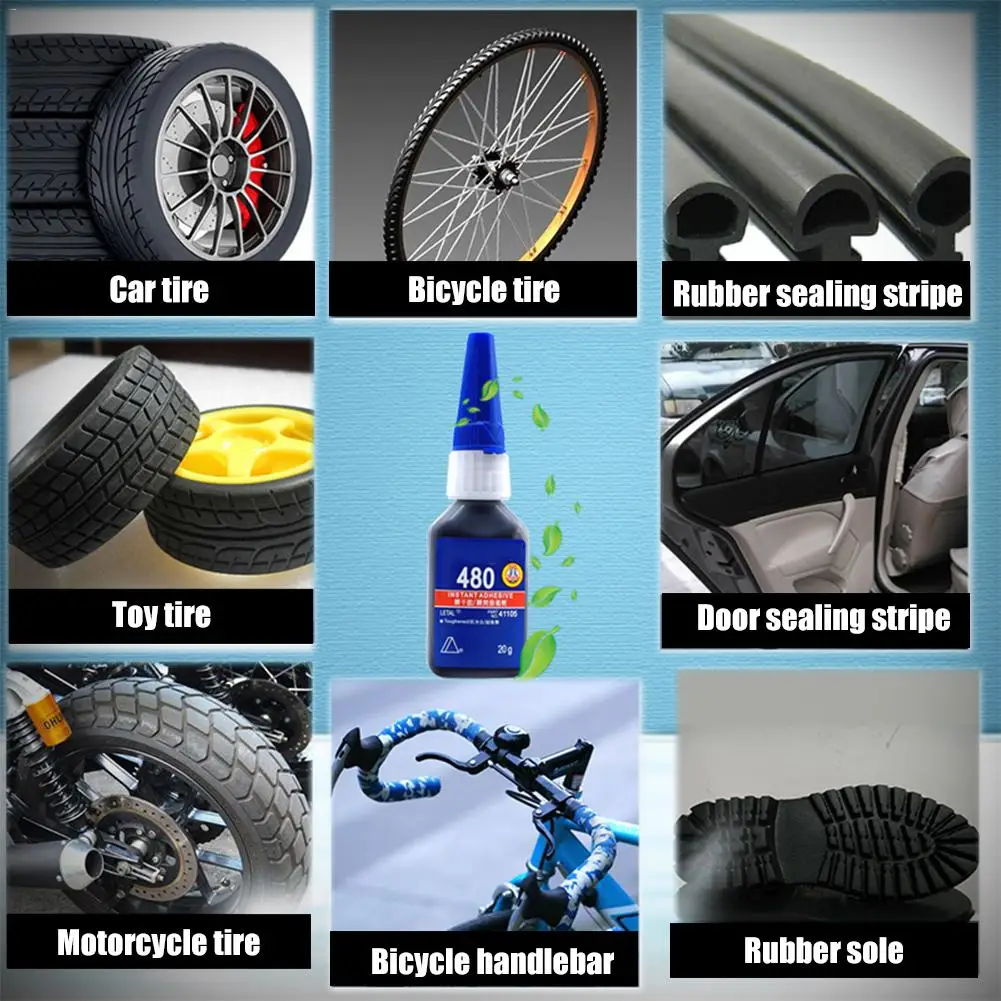 

Automobile Motorcycle Bicycle Tire Tyre Repairing Glue Inner Tube Puncture Repair Cement Rubber Cold Patch Repair Car Styling