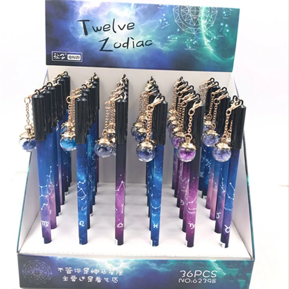 Подвеска в виде двенадцати звезд зодиака подвеска бутылочки желаний чернила для