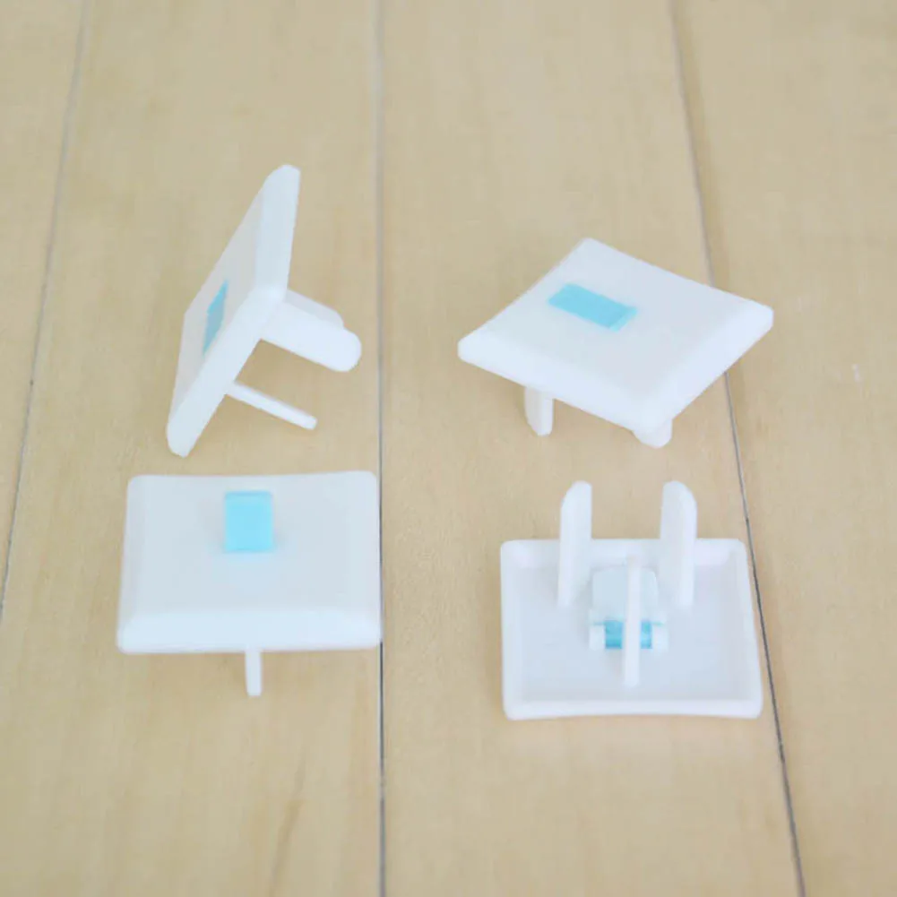 6 шт./компл. защитная крышка розетки с 3 отверстиями ABS Безопасная электрическая