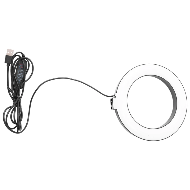 

Fill Light,Live Light with Stand 48Pcs Led Beads 3-Speed Color Cold and Warm Color Adjustment for Live Broadcast Selfie