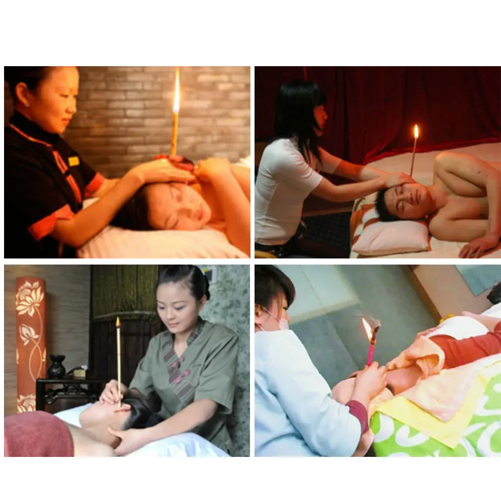 10 шт./лот свечи для ушей здоровая забота лечение Удаление воска очиститель