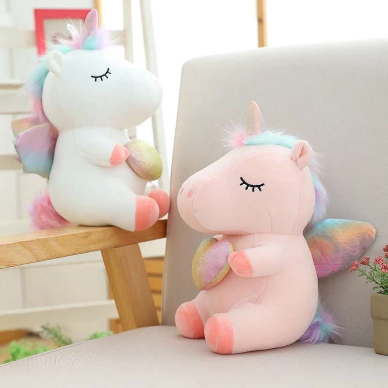 Small Unicorn Plush Toy Doll Cute Animal Stuffed Unicornio Soft Pillow kids Toys | Игрушки и хобби