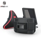 HTZSAFE 800 метров Солнечная Беспроводная сигнализация для подъездной дорожки наружный погодостойкий датчик движения и детектор DIY система сигнализации безопасности
