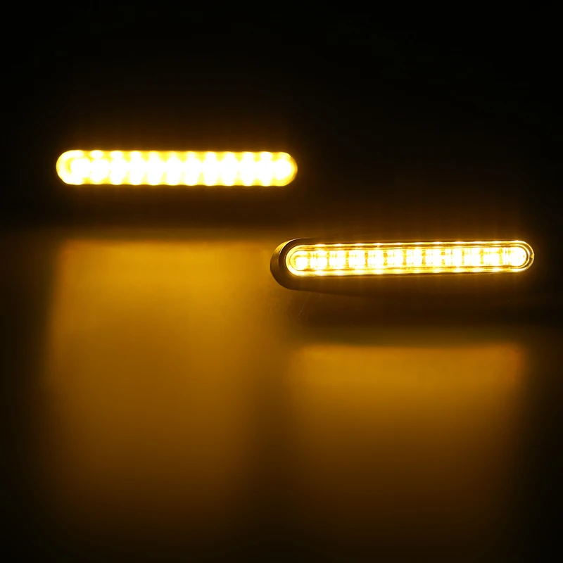 4 шт. Ретро 12v светодиодные мотоциклетные поворотные сигнальные индикаторы