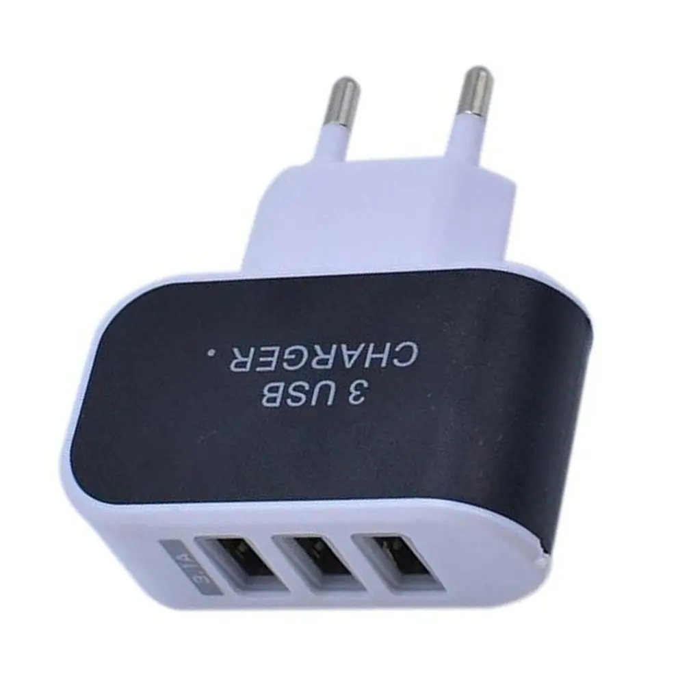 5V 3.1A тройной USB порт зарядное устройство стены дома путешествия AC ЕС США вилка