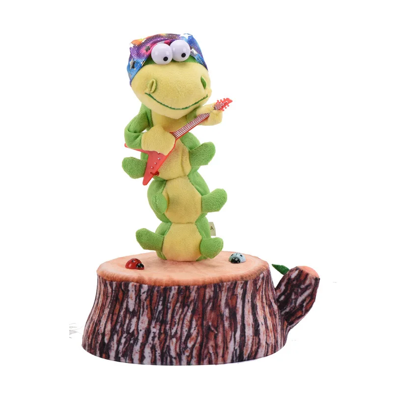

Electronic Plush Toys Dancing Caterpillar Singing Dancing Toy for Kids Funny Play Saxophone Guitar Caterpillar Toys Plush Toys