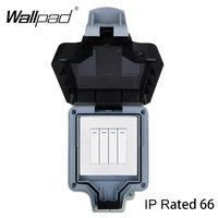 outdoor 4 gang ip66 waterproof switch weatherproof rocker lamp push switch usage bathroom wallpad interruptor