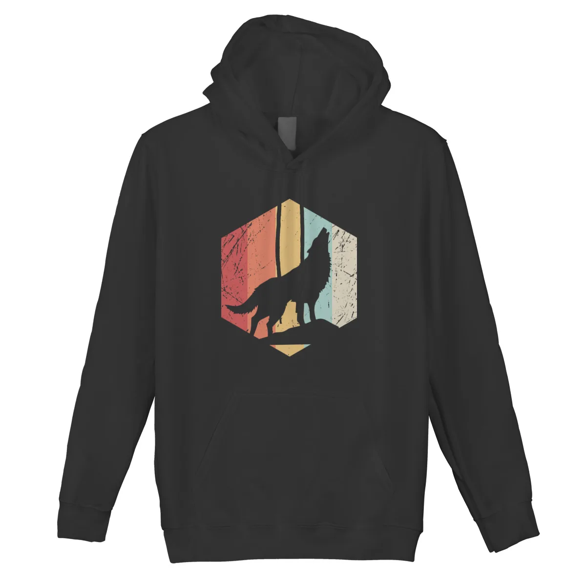 

Men's Hoodie Wolf Retro DistressedCustom Unisex Anime Oversized Top quality Sweatshirt 37227