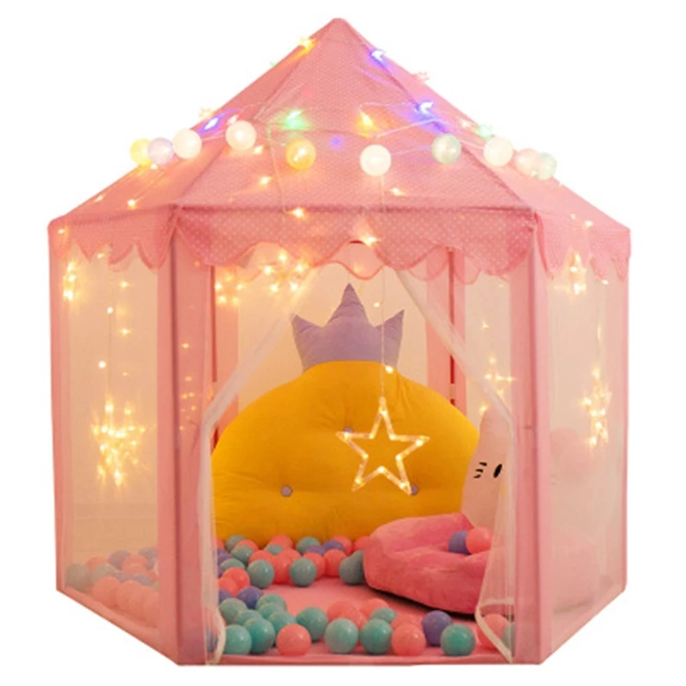 Игровой домик палатка игрушки бассейн для шаров портативная складная принцессы